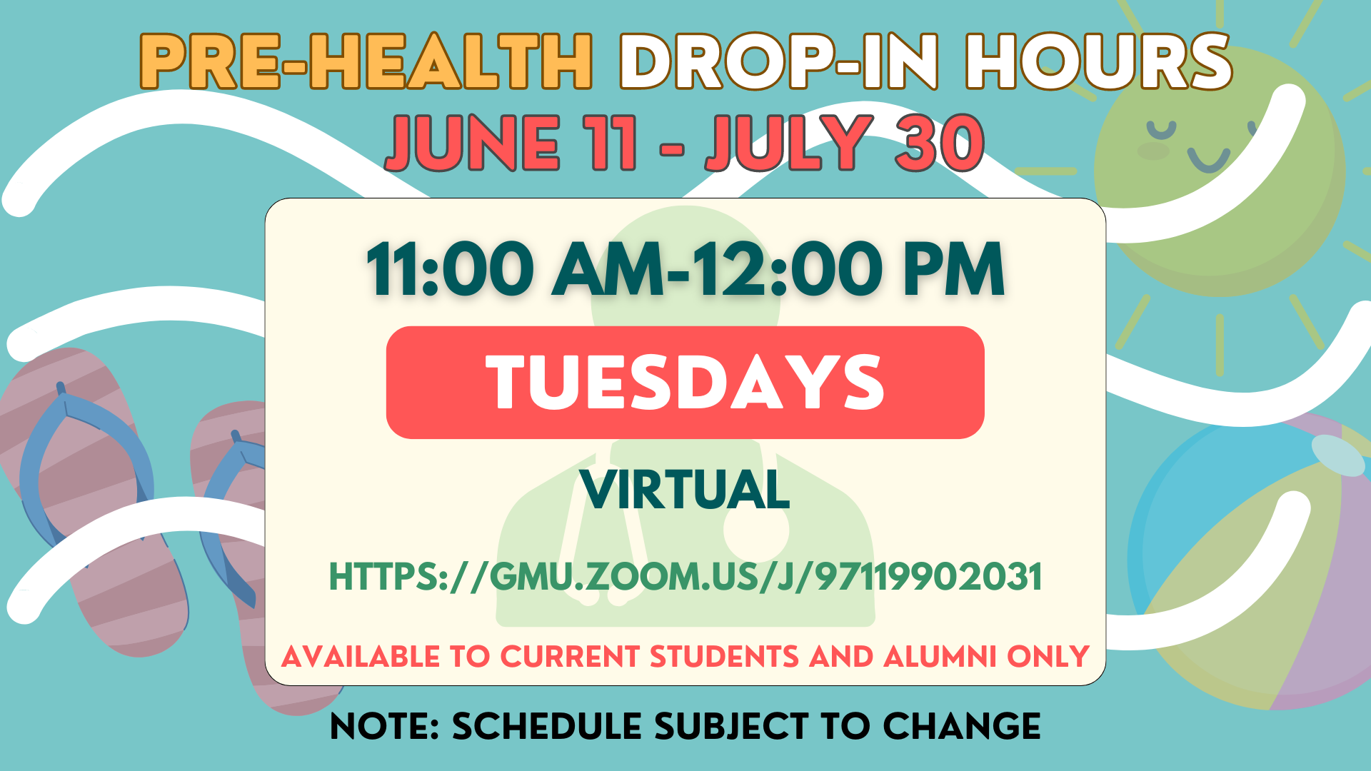 DROP INS TEMPLATE (4) Health Professions Advising